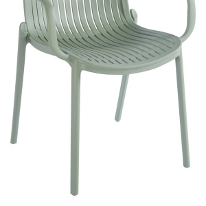 Scaun de gradina stivuibil, Teragi, Mint, 57x59x82 cm - Img 8