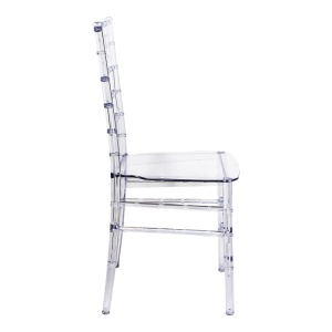 Scaun de gradina Tiffany transparent PC 38.5x46x88 cm - Img 3