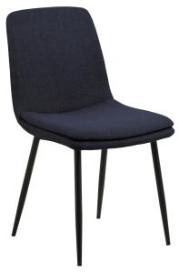 Scaun dining Becca, Albastru, 85.5x46x55 cm - Img 3