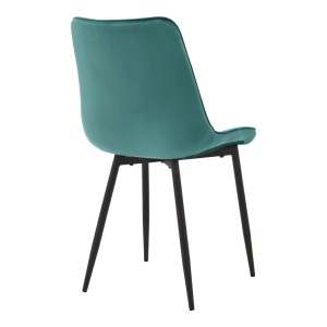 Scaun dining Berne, Negru, 57x53x87 cm - Img 2
