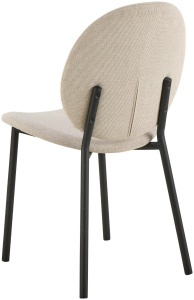Scaun dining Cliff, Bej, 87x50x57.5 cm - Img 5