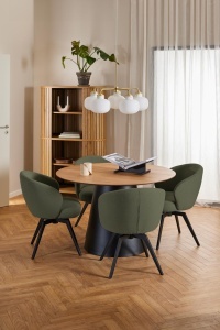 Scaun dining Darlene, Verde, 80x58.5x60 cm - Img 3