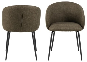 Scaun dining Eleanor, Verde, 79x55.5x55 cm - Img 4