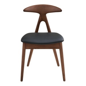 Scaun dining Lanuza, Maro inchis, 51x48x77 cm - Img 4