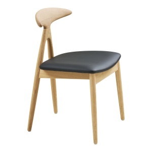 Scaun dining Lanuza, Natural, 51x48x77 cm
