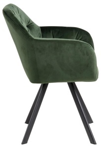 Scaun dining Lola, Verde, 81.5x57.5x61.5 cm - Img 5