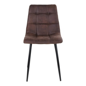 Scaun dining Middelfart, Maro inchis, 55x44x86 cm - Img 4