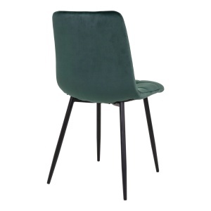 Scaun dining Middelfart, Verde inchis, 55x44x86 cm - Img 2