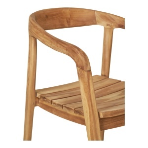 Scaun dining Otero, Natural, 55x54x76 cm - Img 3