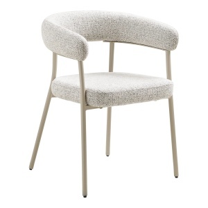 Scaun dining Trivio, Nisip, 56x57.5x77 cm - Img 5