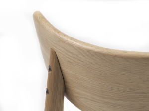 Scaun ELIM, Alb, 49x81x47 cm - Img 4