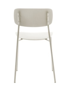 Scaun KIRKLAND, Alb, 51x79x44 cm - Img 3