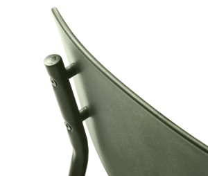 Scaun KIRKLAND, Verde masliniu, 51x79x44 cm - Img 4