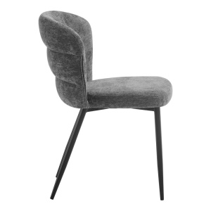 Scaun Mercy, Antracit, 57x60.5x79 cm - Img 3