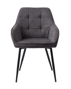 Scaun NOLAN V1, Gri inchis, 60x84x58 cm - Img 3