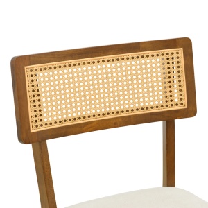 Scaun Raffles, Ecru, 47x48x83.5 cm - Img 6