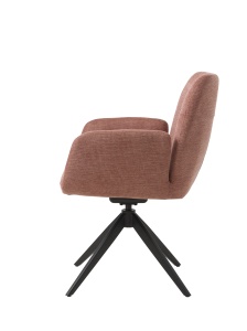 Scaun rotativ ROXANA SELECT, Rosu, 62x88x58 cm - Img 3