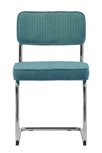 Scaun RUPERT, Albastru, 53x84x50 cm - Img 2