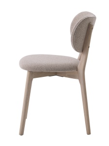 Scaun STILO, Stejar Alb, 54x80x49 cm - Img 3