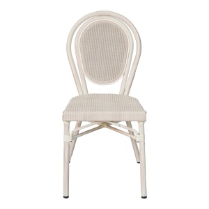 Scaun Stivuibil, Nacia, Alb, 59x45x85 cm - Img 4