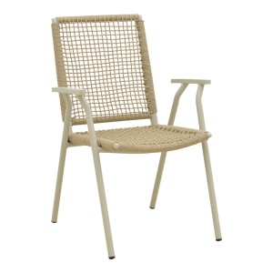 Scaun stivuibil, Weave, Natural, 63x57x86 cm