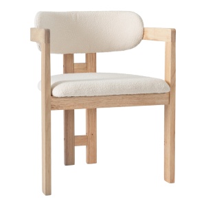Scaun, Winsor, Pako, Natural 58.5x51x76 cm