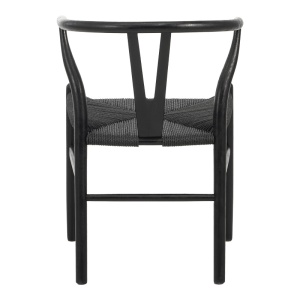 Scaun Wishbone Negru 53.5x57x74 cm - Img 5