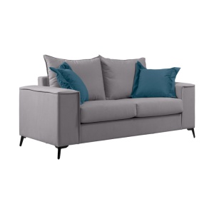 Set 2 canapele cu 2 locuri Verona x2 Pako World Gri deschis 225x93x100 cm - Img 5