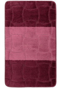 Set 2 covorase baie antiderapante, Malar, Mov, 50x80 cm, Delta Sariyer 2576 - Img 1