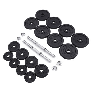 Set 2 gantere Songmics Negru 45x21.3x21.3 cm - Img 2