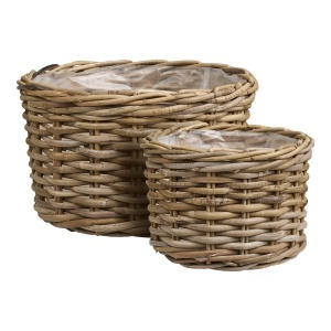 Set 2 piese Cosuri Kalak, Natural , 35x35x22 cm - Img 3