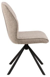 Set 2 piese Scaune dining Aura, Bej, 88.5x51x61.5 cm - Img 5