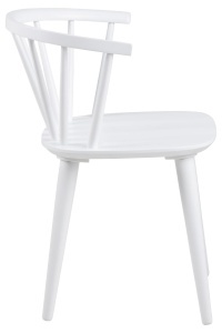 Set 2 piese Scaune dining Ida, Alb, 75x51.5x51 cm - Img 8