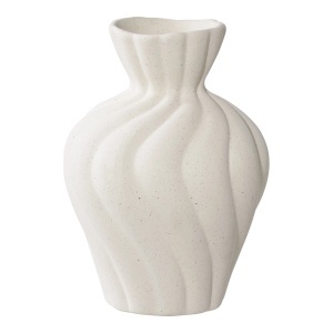 Set 2 piese Vaze decorative, Alb, 10.5x11x15 cm - Img 4