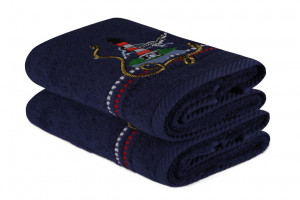 Set 2 Prosoape de Bucatarie Marina Dark Blue Deniz 50x70 cm (Bumbac 100%) - Img 3