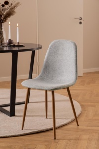 Set 4 piese Scaune dining Celia, Gri, 86x44x54 cm