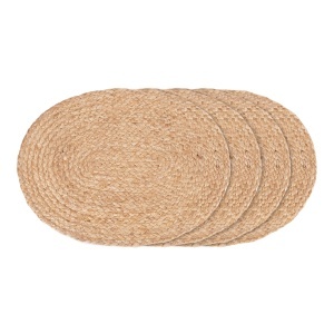 Set 4 piese Suporturi farfurie Bombay, Natural, 45x35x0.5 cm - Img 3