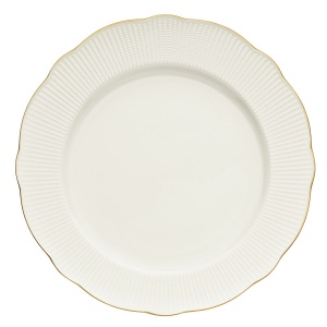 Set farfurii servire, 24 bucati Luccevana Blue Alb 22x22x2 cm - Img 4