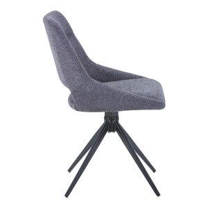 Set masa si scaune 5 piese Gustas-Luciano I Gri 120x60x75 cm - Img 3