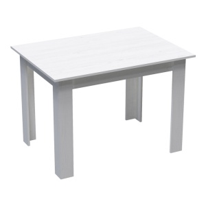 Set masa si scaune 5 piese Manka-Julita Alb 110x80x77 cm - Img 5