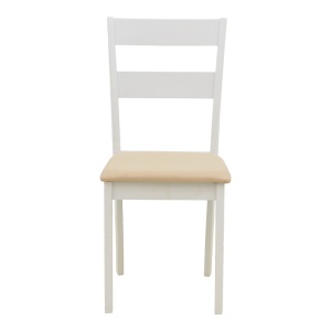 Set masa si scaune dining extensibil, 5 buc, Dallan Lars, Pako, Alb 138x100x75 cm - Img 10