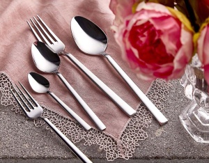 Set tacamuri 30 bucati Deniz30 Crom 21x4.2 cm - Img 2