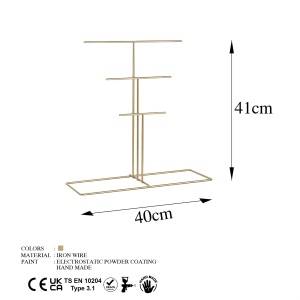 Suport bijuterii TK-006 Auriu 40x41x15 cm - Img 8