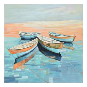 Tablou canvas Boatty Inart, Pako World, 100x3x100 cm