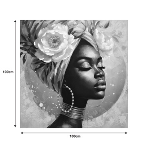 Tablou canvas Giara Inart, Pako World, 100x3x100 cm - Img 2
