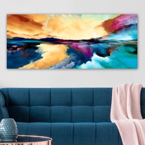 Tablou canvas YTY1027048810 Multicolor 50x120 cm - Img 2