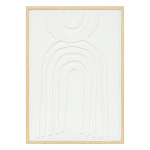Tablou cu rama Bobby Pako World Alb 50x2.6x70 cm
