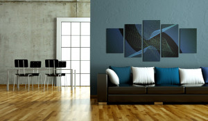 Tablou - Dark abstraction 200x100 cm - Img 2
