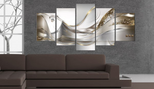 Tablou - Golden Flight 100x50 cm - Img 2