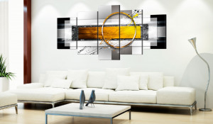 Tablou - Golden Shot 100x50 cm - Img 2